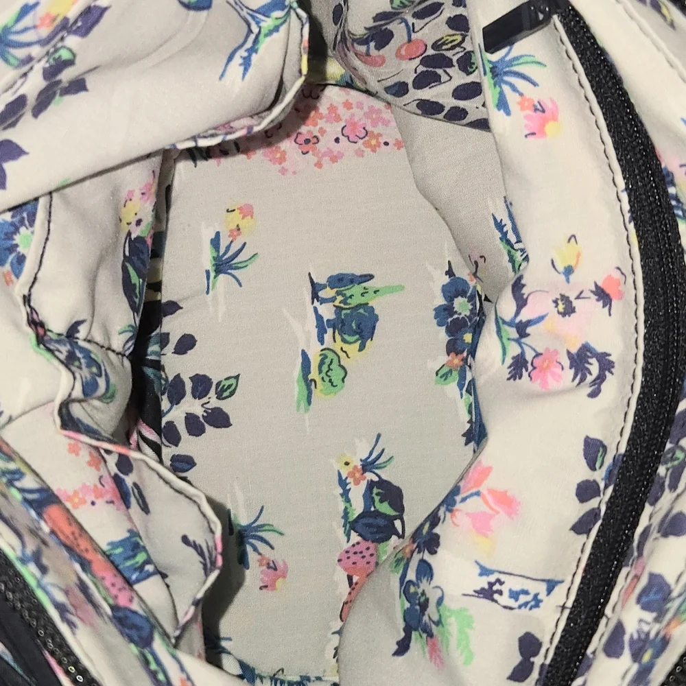 Vera Bradley Garden‎ Grove Multi Floral Iconic Mini Glenna Satchel 8
